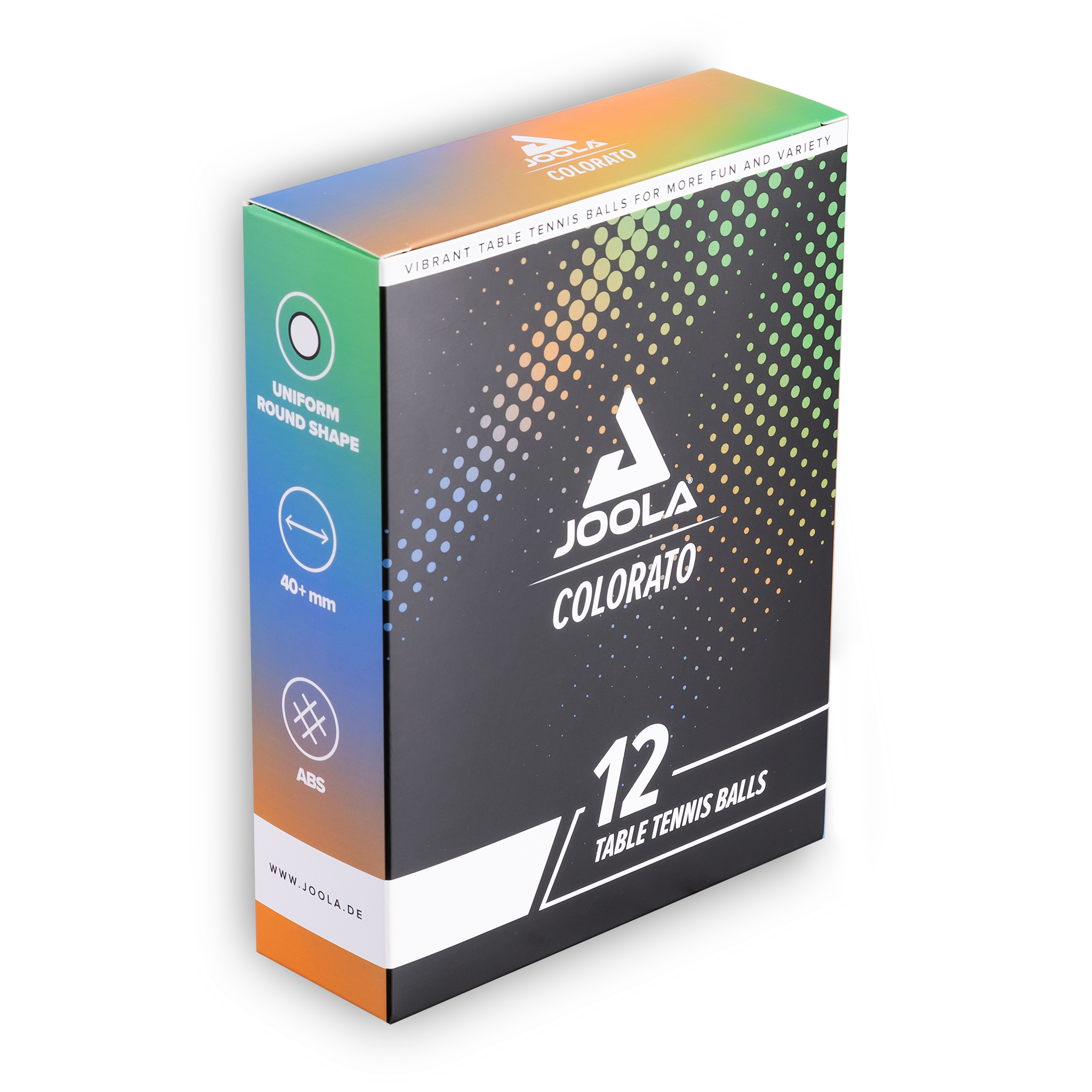 JOOLA Table Tennis Ball Colorato Pack of 12