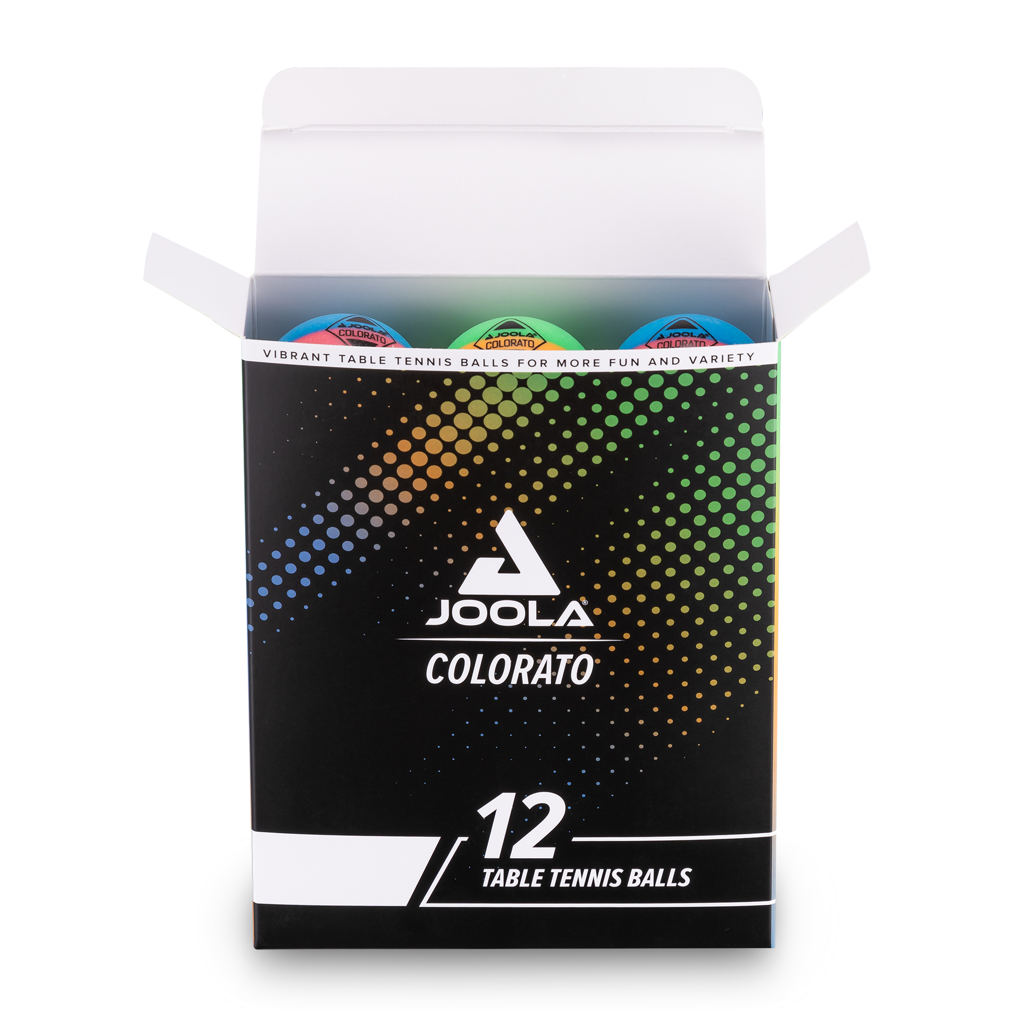 JOOLA Table Tennis Ball Colorato Pack of 12