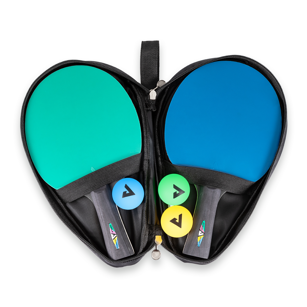 JOOLA Table Tennis Set DUO Colorato