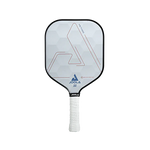 Pickleball-Schläger JOOLA Method mit weißem Schlägerblatt und weißem Griffband, modernes Design.