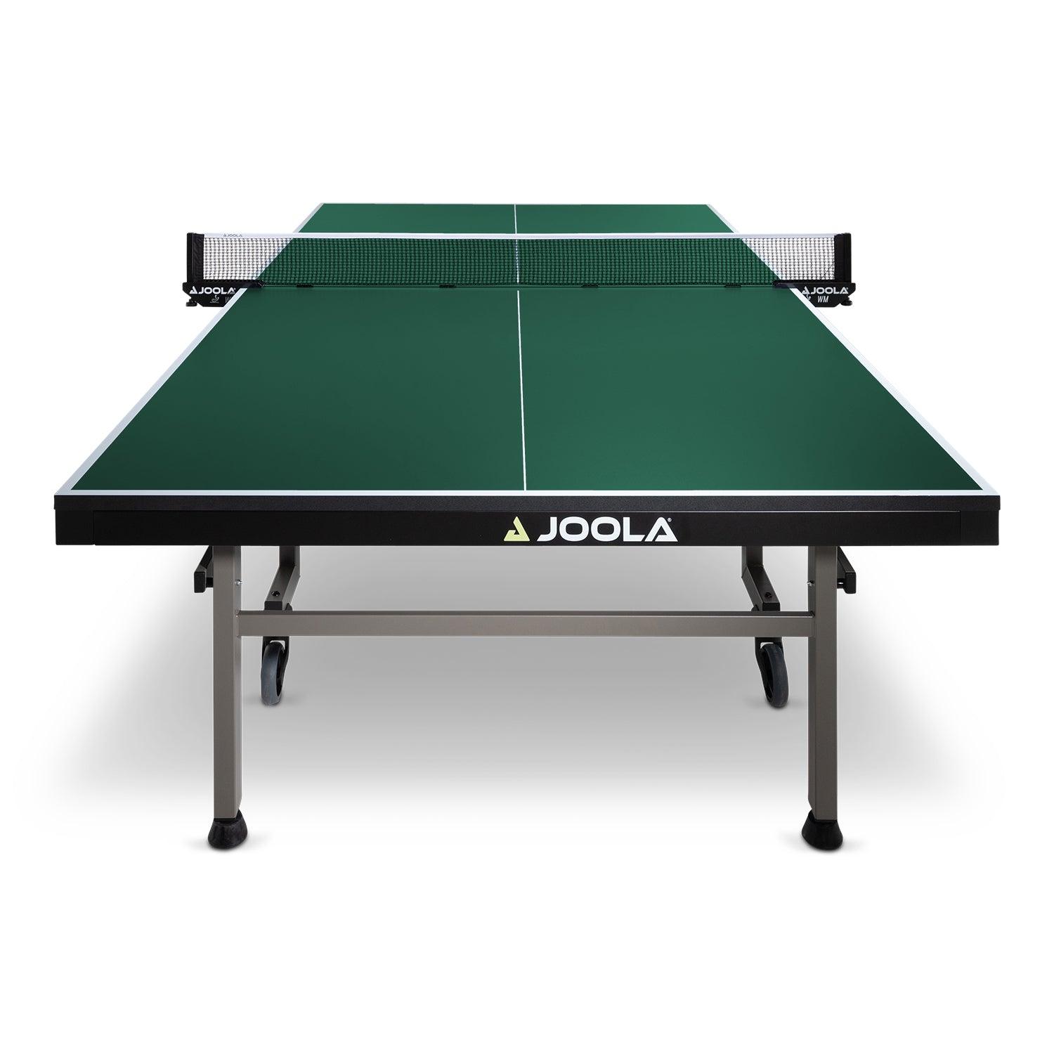 Zoom auf das JOOLA Tischtennisplatte 3000 SC PRO, betont das hochwertige Material.