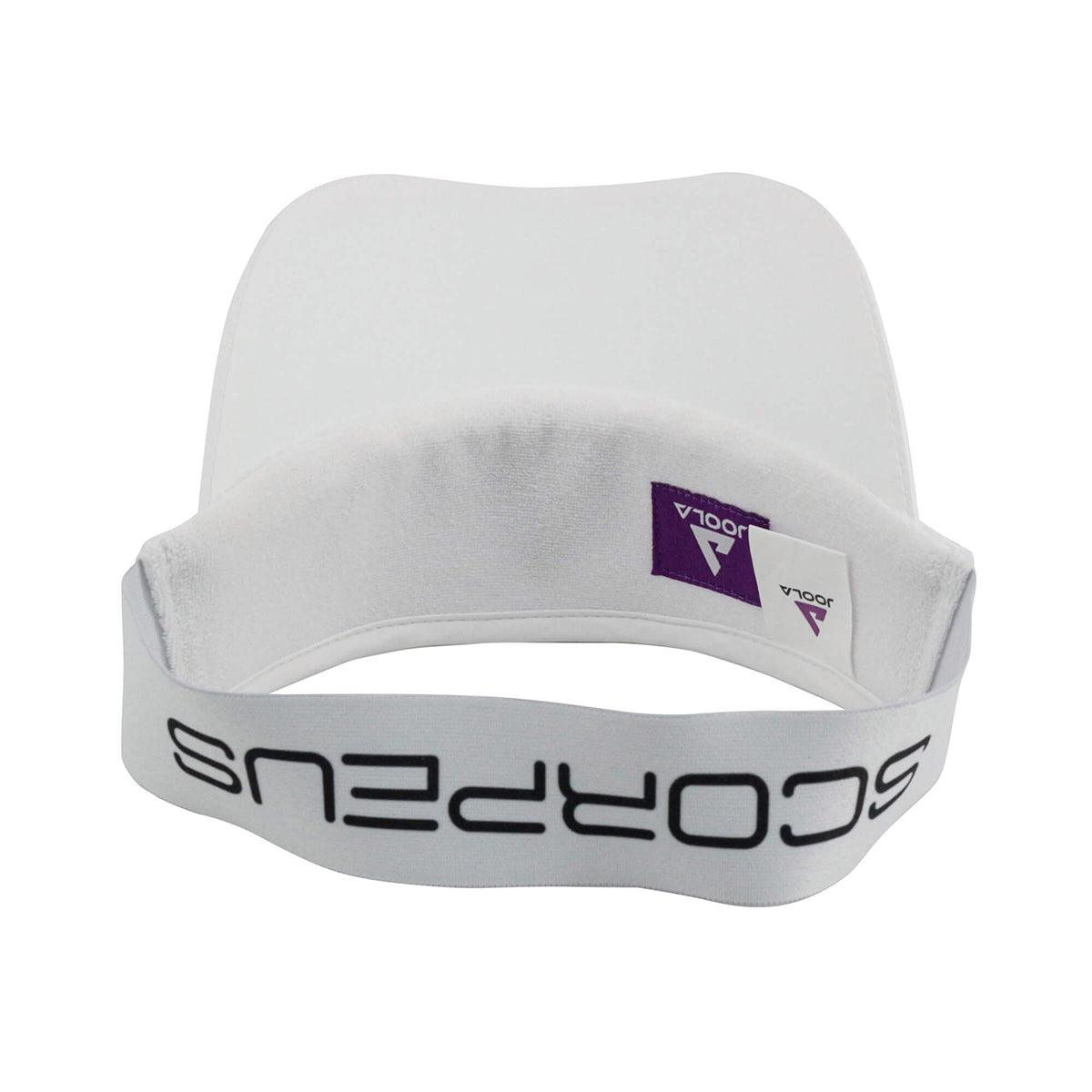 Zoom auf das JOOLA VISOR-Kappe SCORPEUS, betont das hochwertige Material.