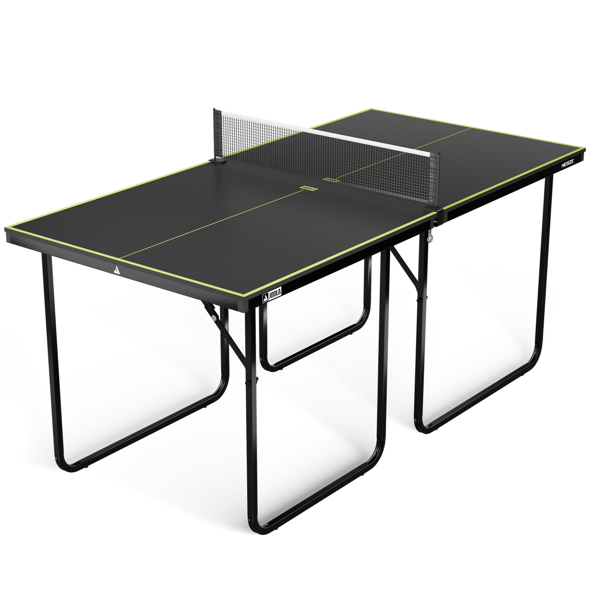 JOOLA Midsize Grey – Medium-Sized Table Tennis Table for Small Spaces
