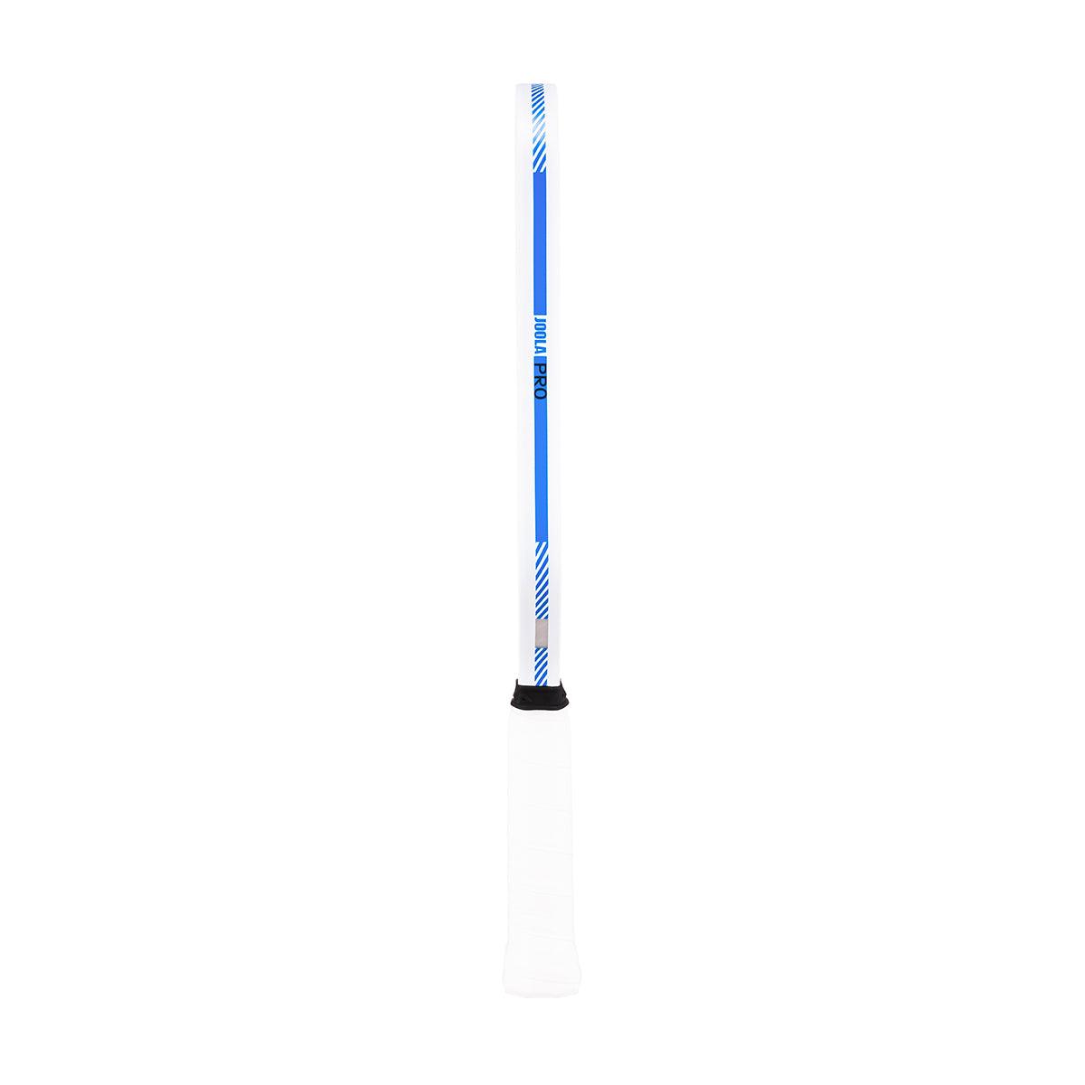 Schlägergriff für Tischtennisschläger mit weiß-blauem Design und Aufschrift „JOOLA PRO“.