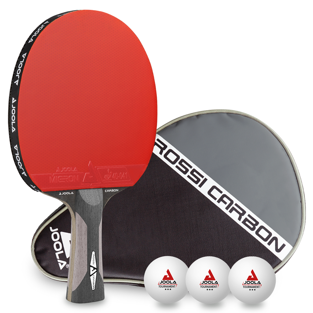 JOOLA Rossi Carbon table tennis racket – power play with carbon fibers
