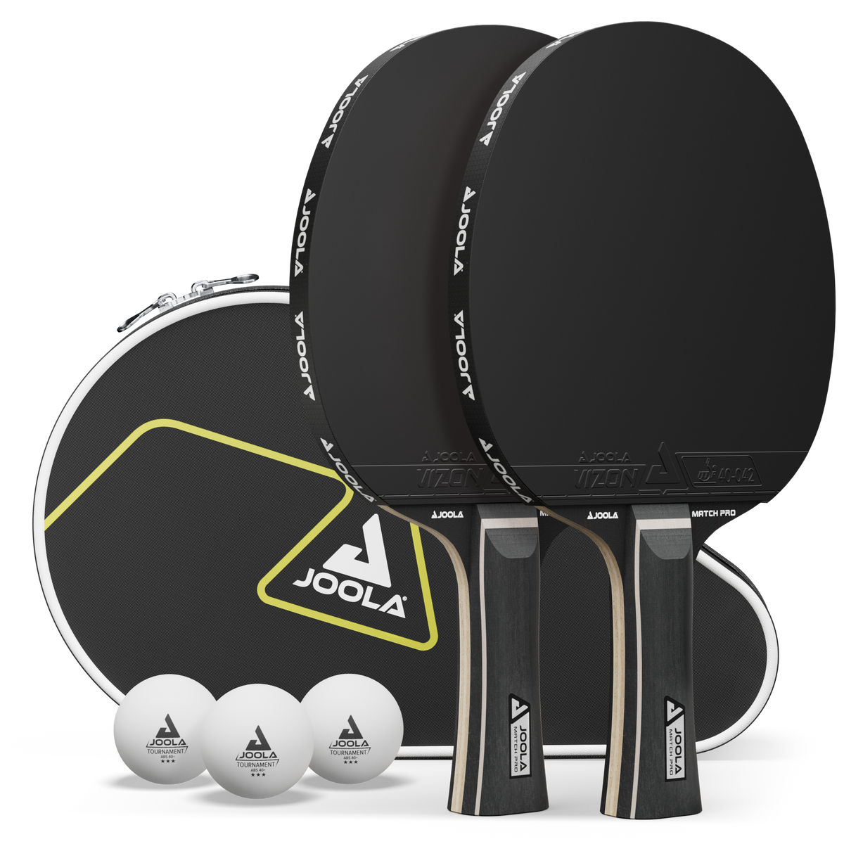 JOOLA Table Tennis Set Black Duo Pro 