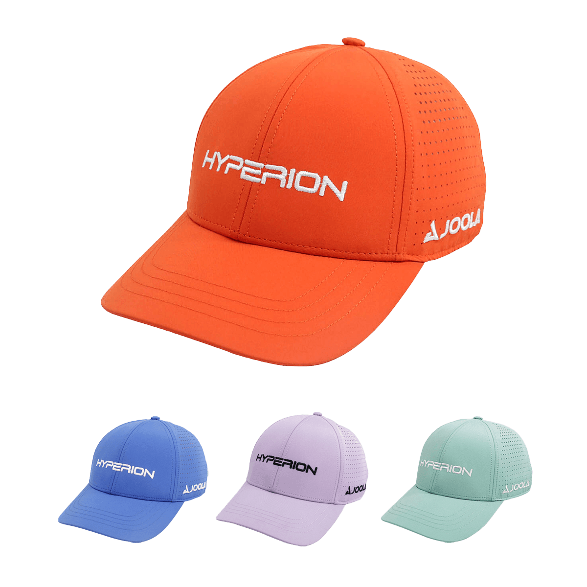 JOOLA Kappe HYPERION in Seitenansicht mit Fokus auf das Design.