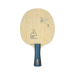 Holz-Tischtennisschläger JOOLA CWX mit ergonomischem Griff, naturfarben, ohne Belag.
